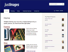 Tablet Screenshot of justimages.co.uk